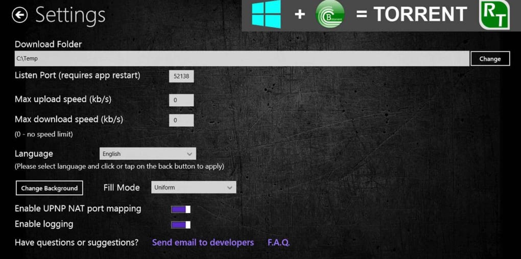 Torrent software, free download for windows 8